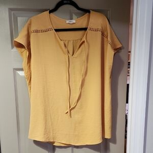Deep Yellow/ Gold Women's Top Tunic